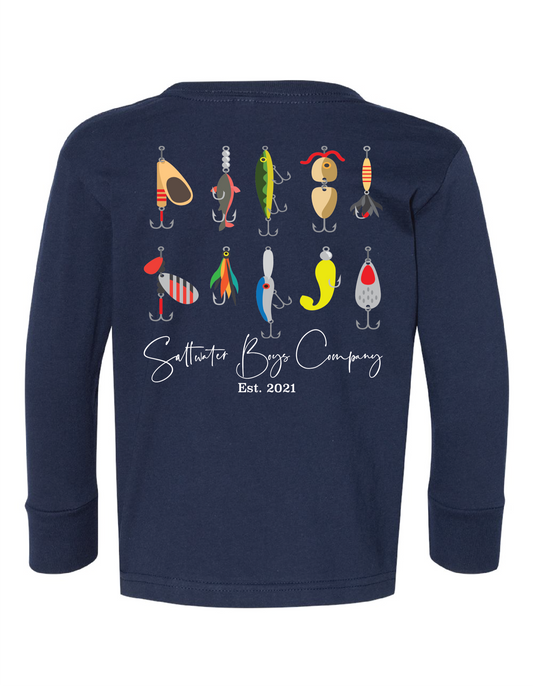 Little Fishing Boy Long Sleeve