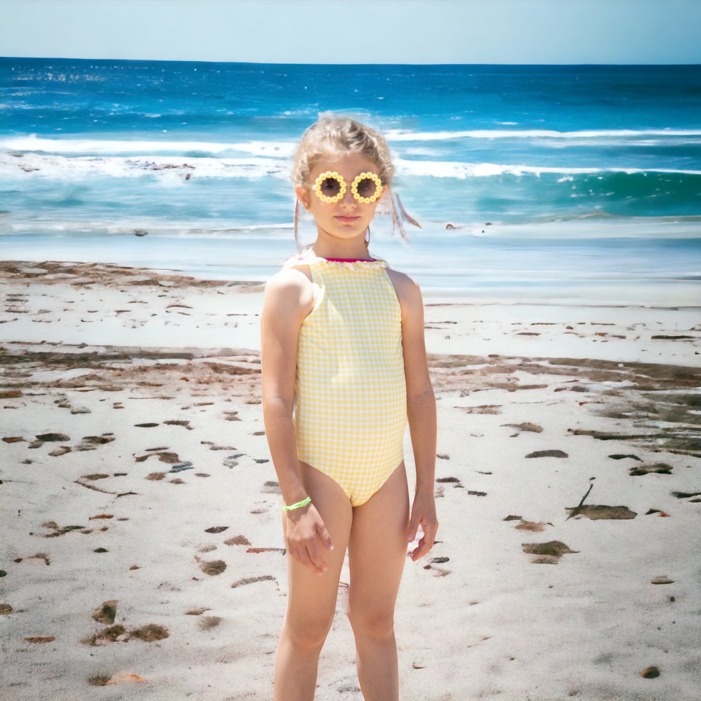 Summer Gingham Swimsuit