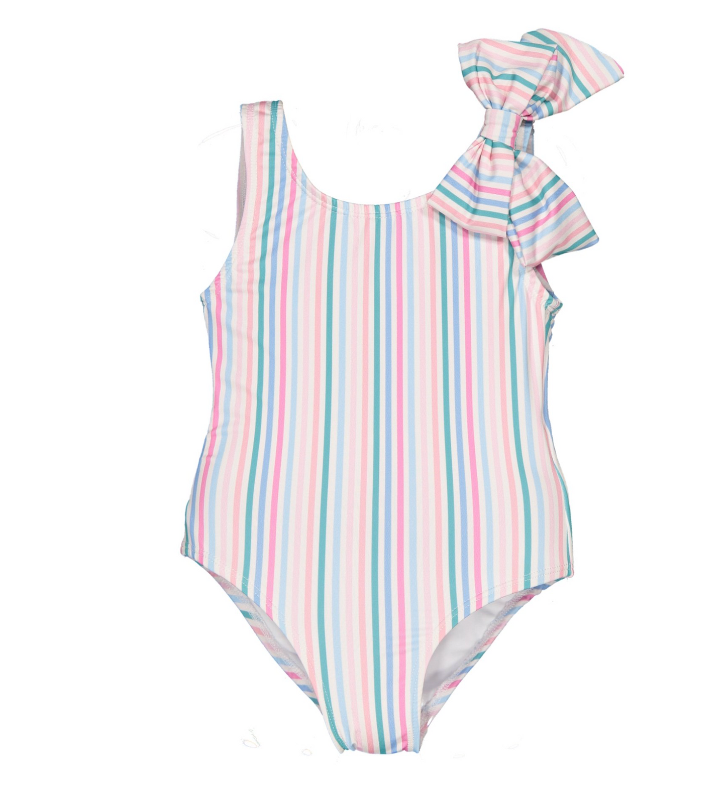 Little Stripes Bow Swimsuit